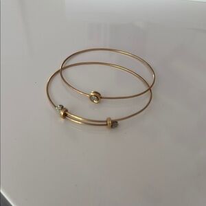 Elegant Gold Bangle Set